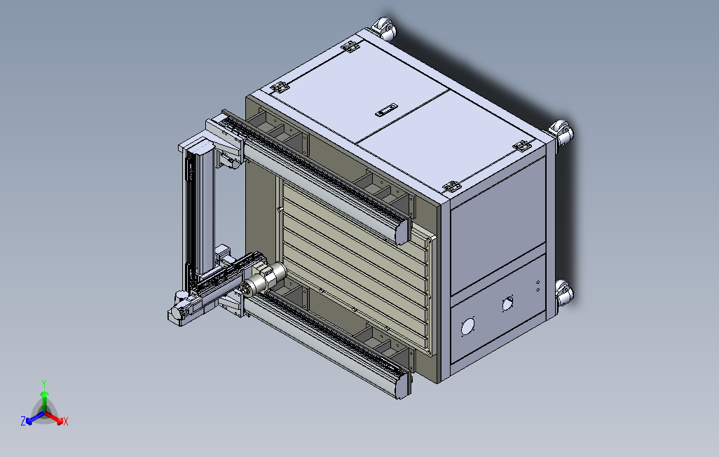 CNC9060数控铣床结构模型