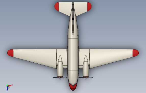 道格拉斯飞机模型DC-3