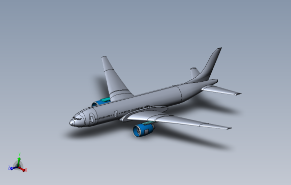 波音777-200飞机模型