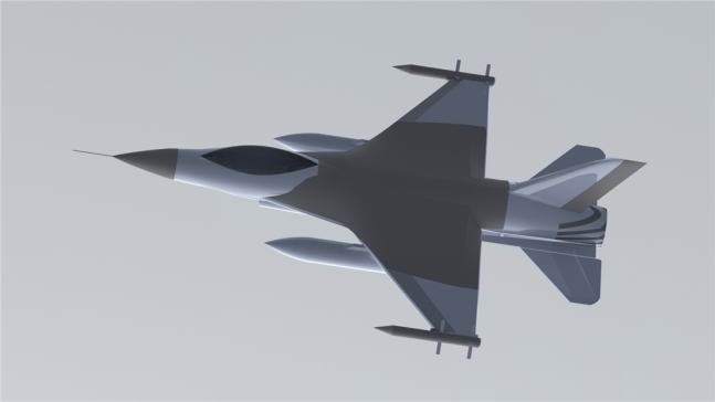 F-16猎鹰喷气战斗机