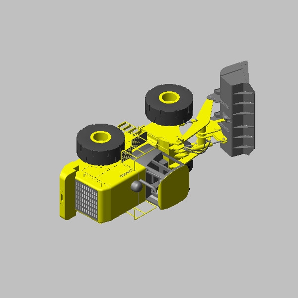 装载机铲车模型