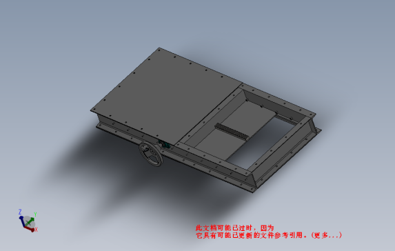 滑动闸门舱门模型