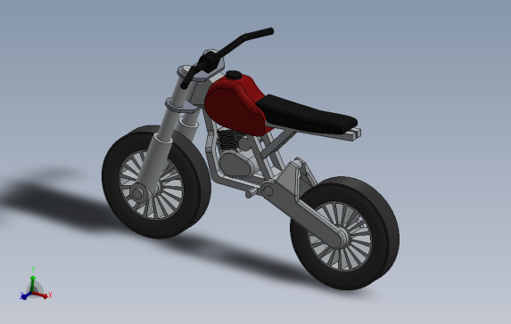 摩托车3D模型
