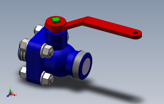 球阀solidworks建模