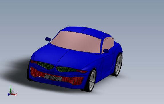 宝马汽车模型Z4