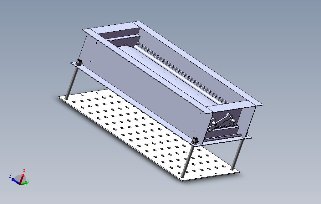 空调用小风阀3D模型