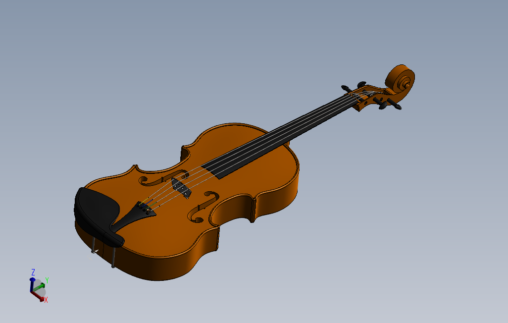 小提琴模型