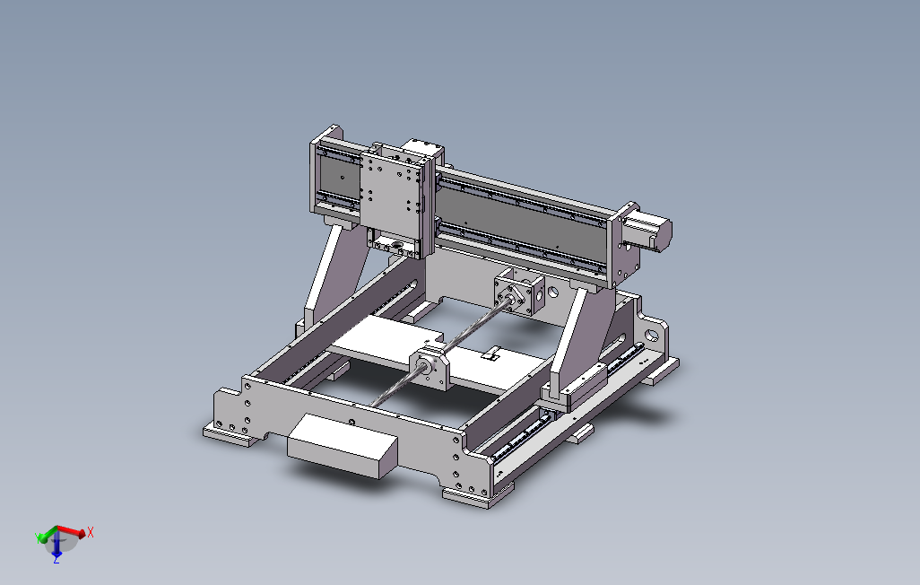 三轴雕刻机模型
