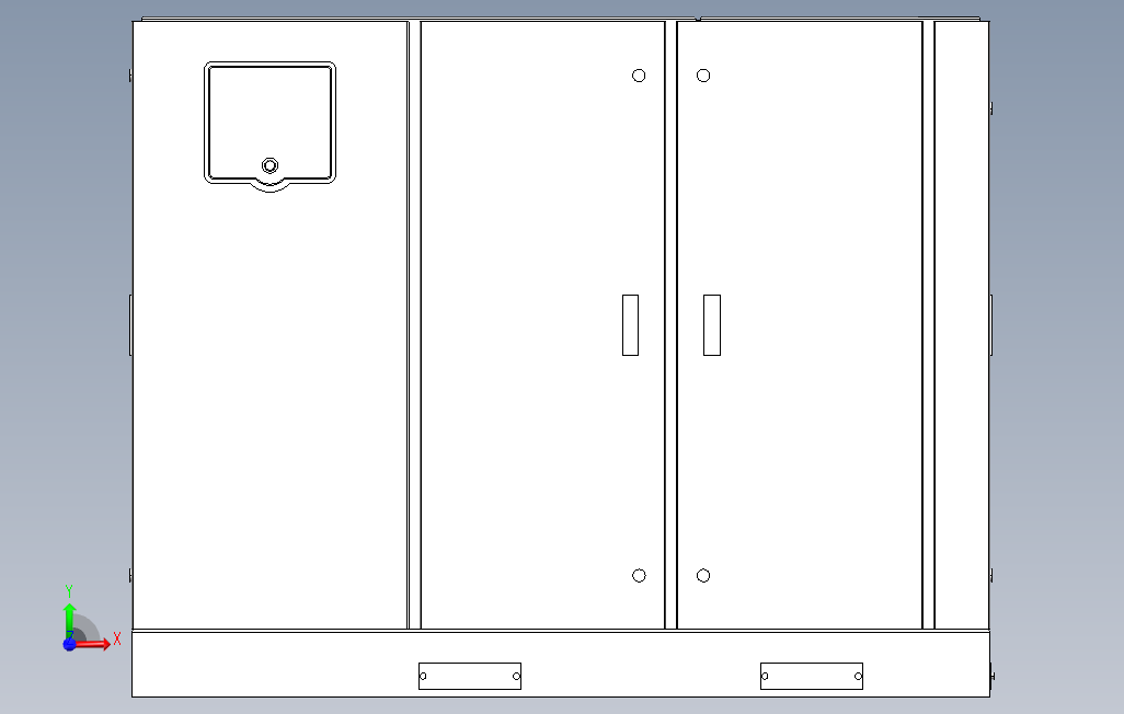 RS37型螺杆压缩机机箱_SOLIDWORKS 2018_模型图纸下载 – 懒石网