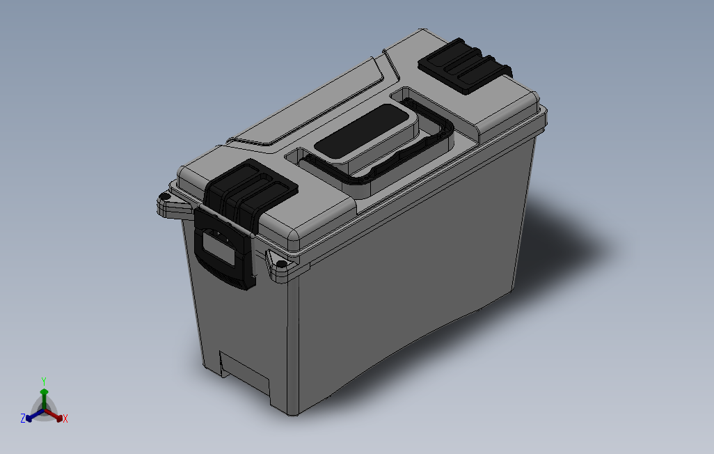 塑料工具箱模型