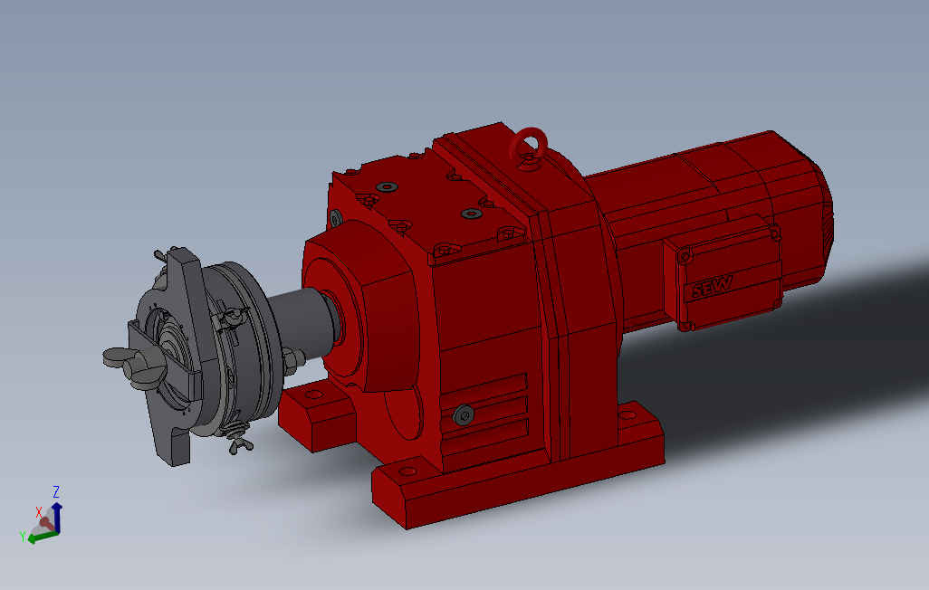 减速涡轮泵设计模型