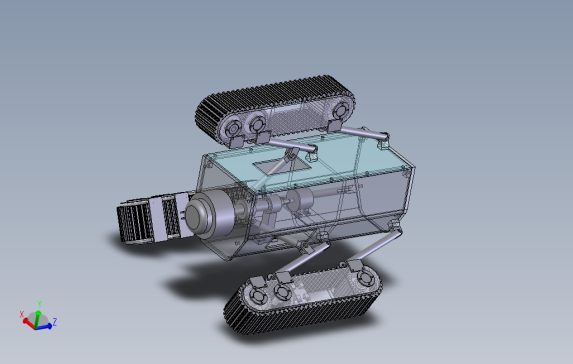 管道机器人含solidworks三维图及cad图纸说明书
