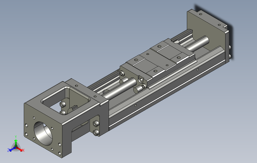 KK50-150A1-F0上银KK直线模组...stp_STEP_模型图纸下载 – 懒石网