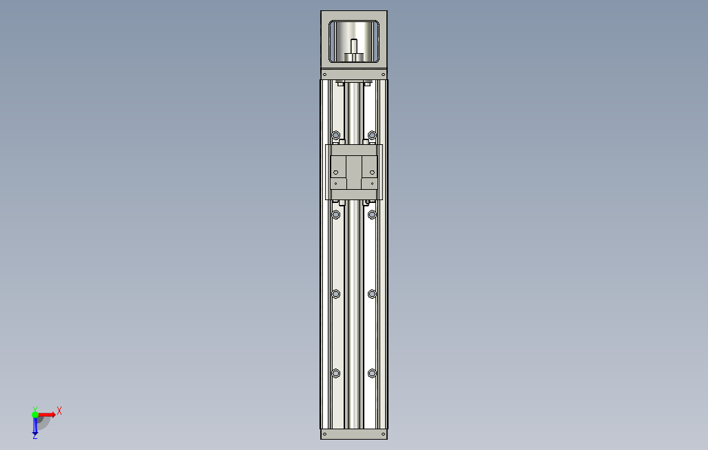 KK86-440S1-F0上银KK直线模组..stp 俯视图