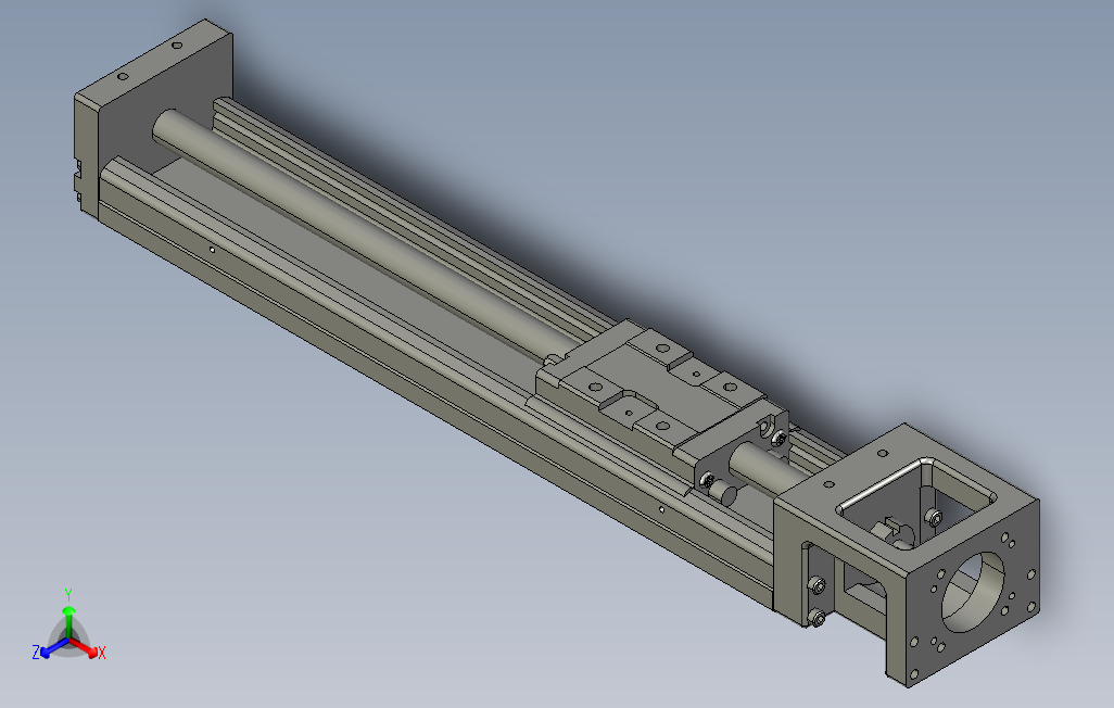 KK60-300A1-F0上银KK直线模组...stp_STEP_模型图纸下载 – 懒石网