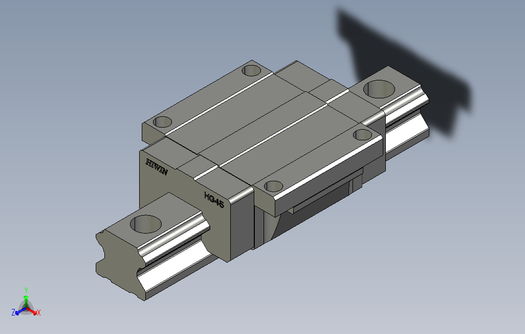 HGW45CC上银KK直线模组.stp
