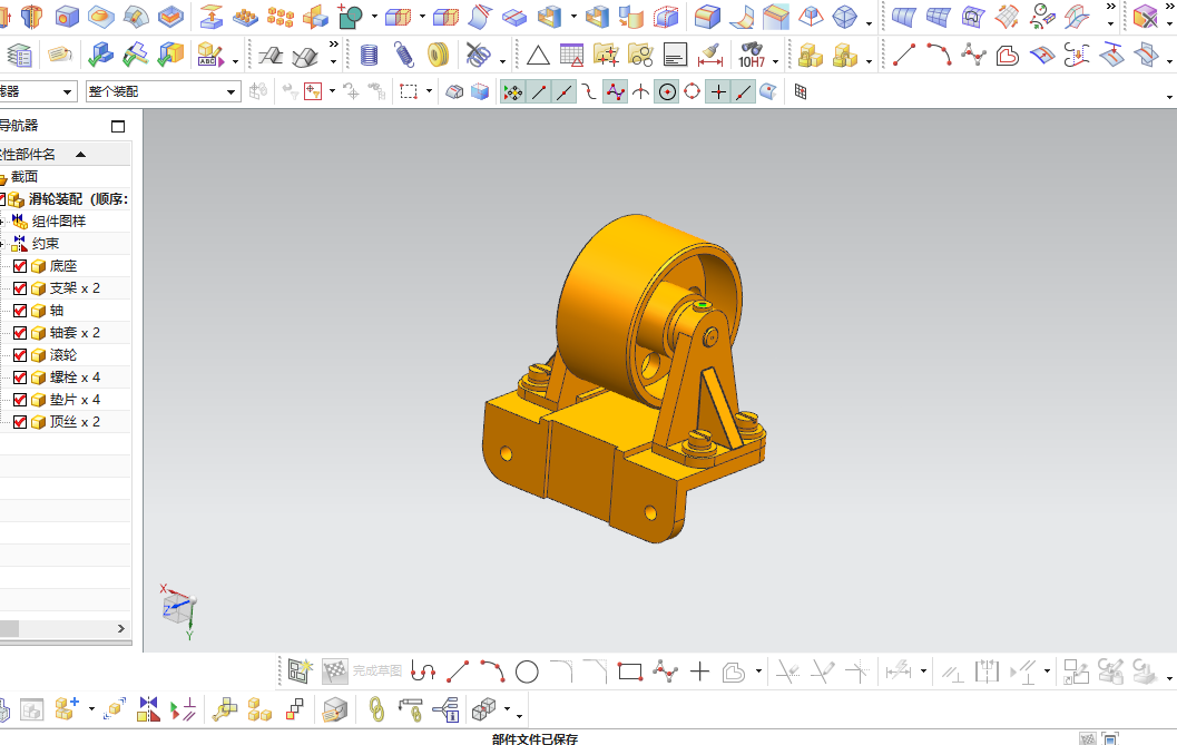 滑轮组模型与工程图
