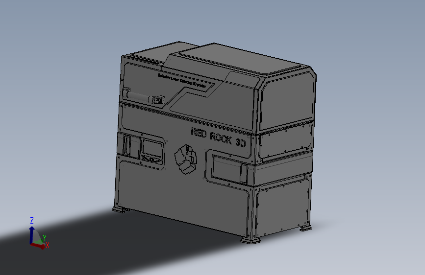 精密度高的3D打印机设计模型