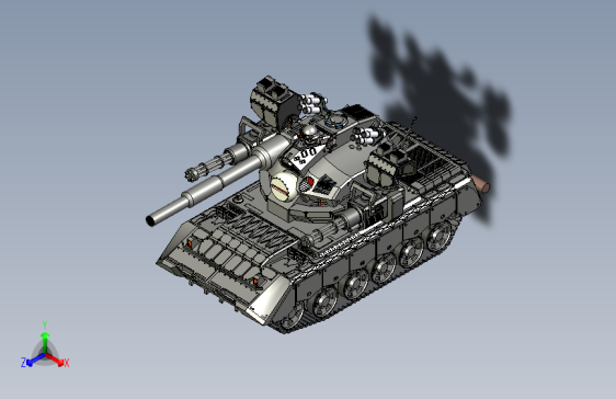 坦克造型模型