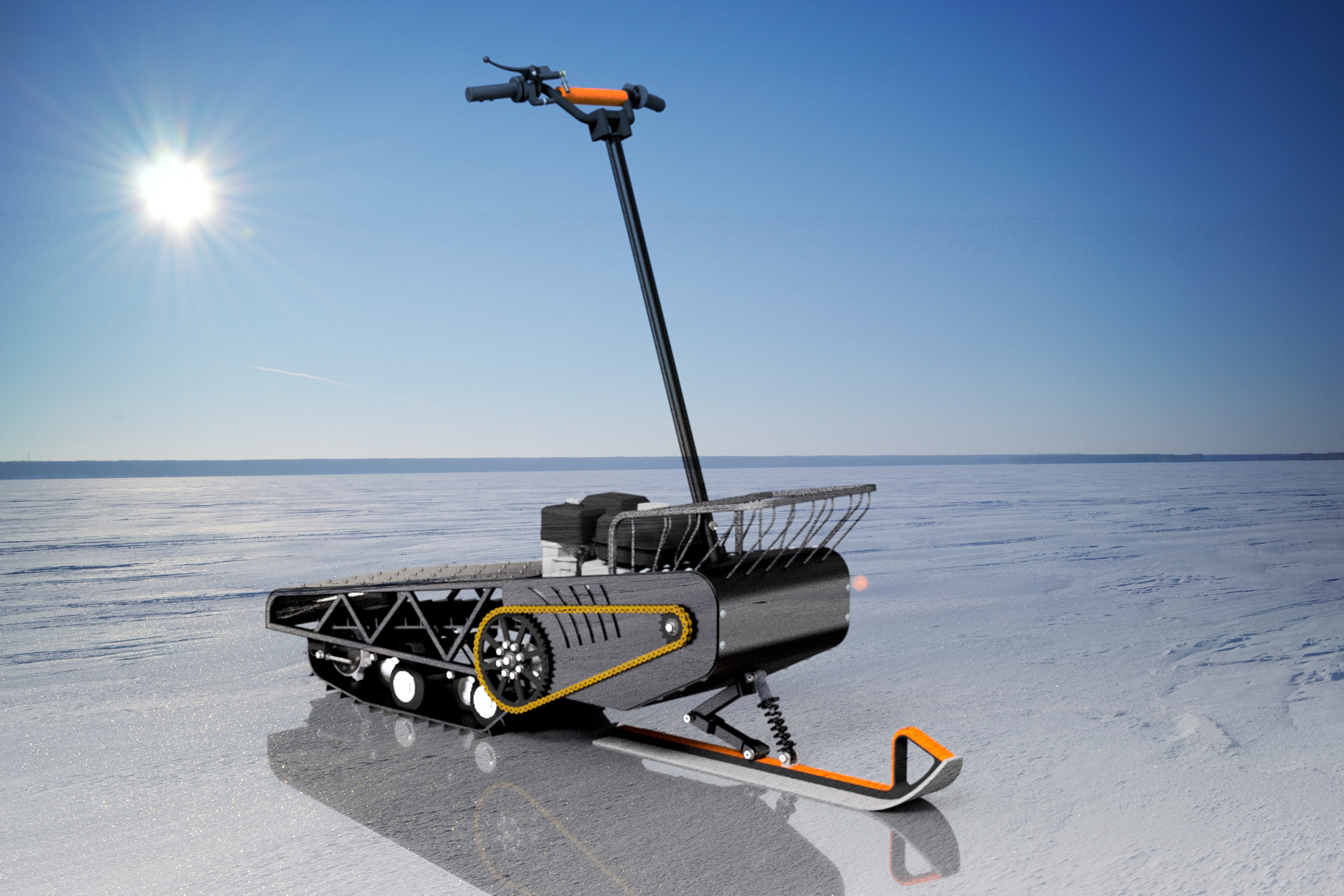 汽油动力滑雪板