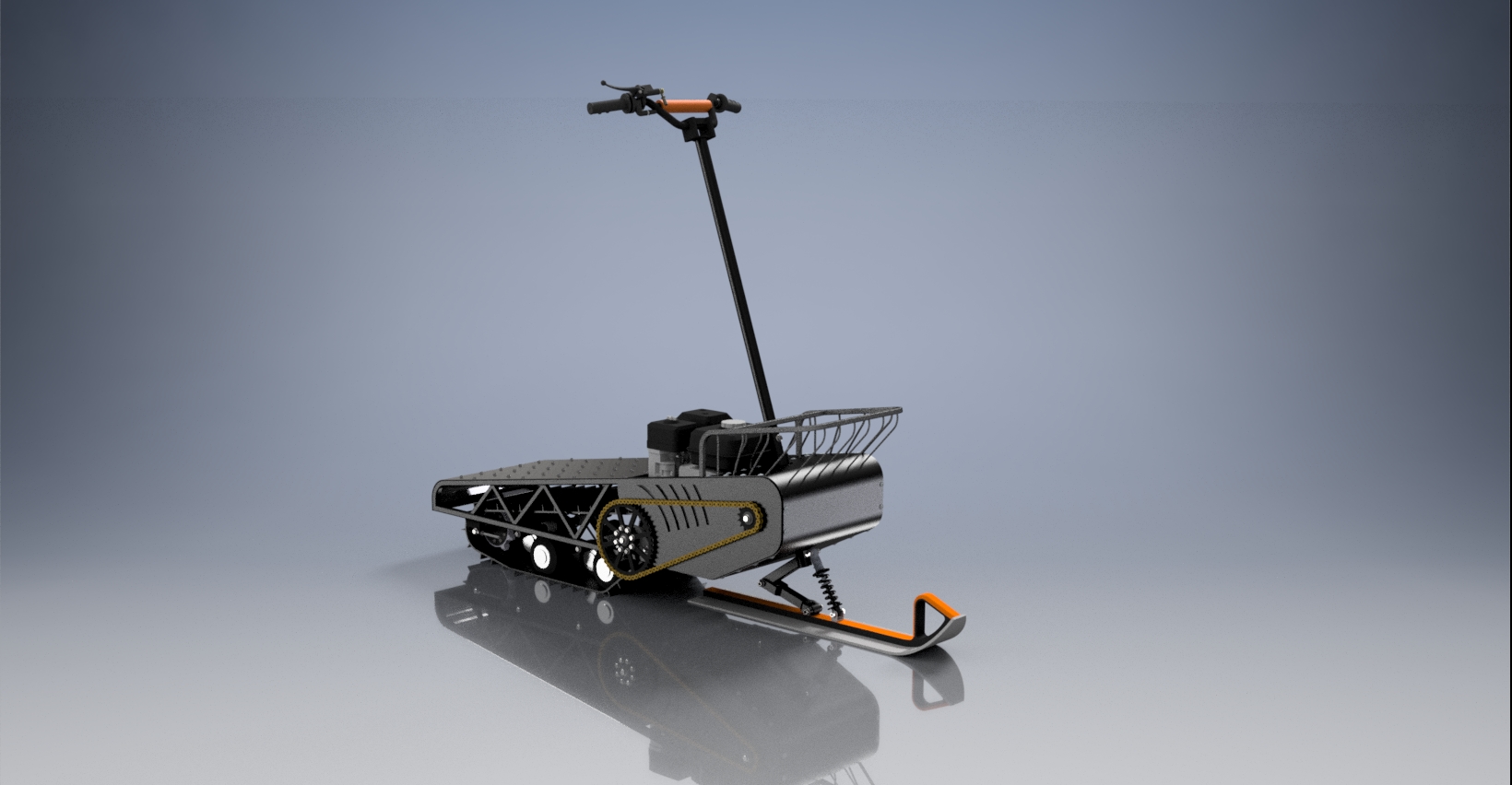 汽油动力滑雪板