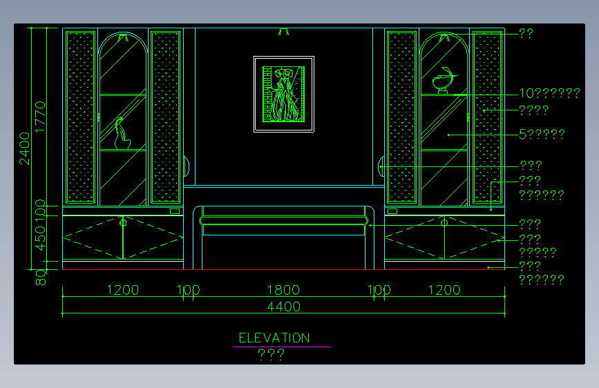 家装类CAD图块(五)-FH01054D