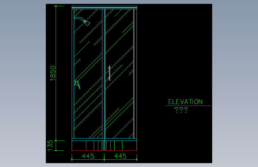 家装类CAD图块(五)-FH01076I