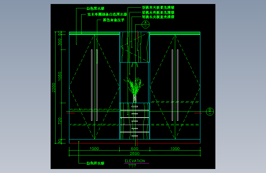 家装类CAD图块(五)-FH01091D