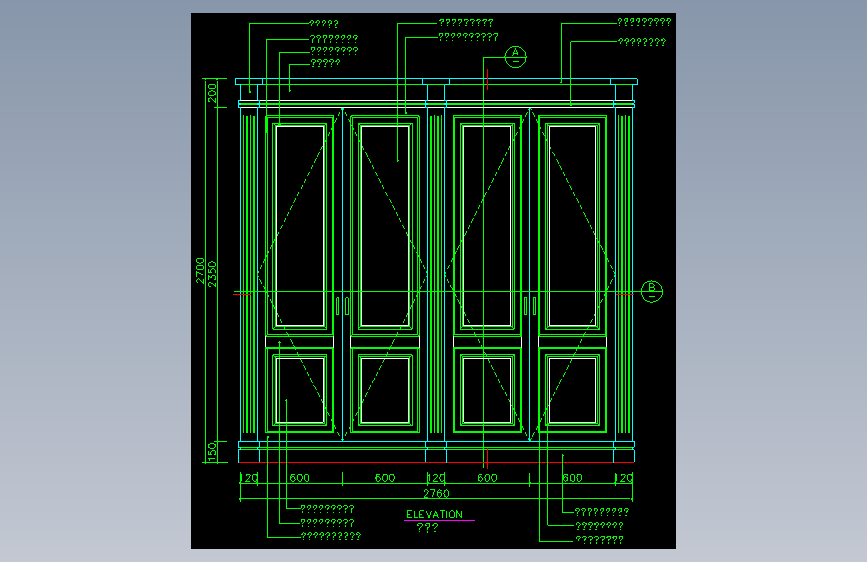 家装类CAD图块(五)-FH01101D