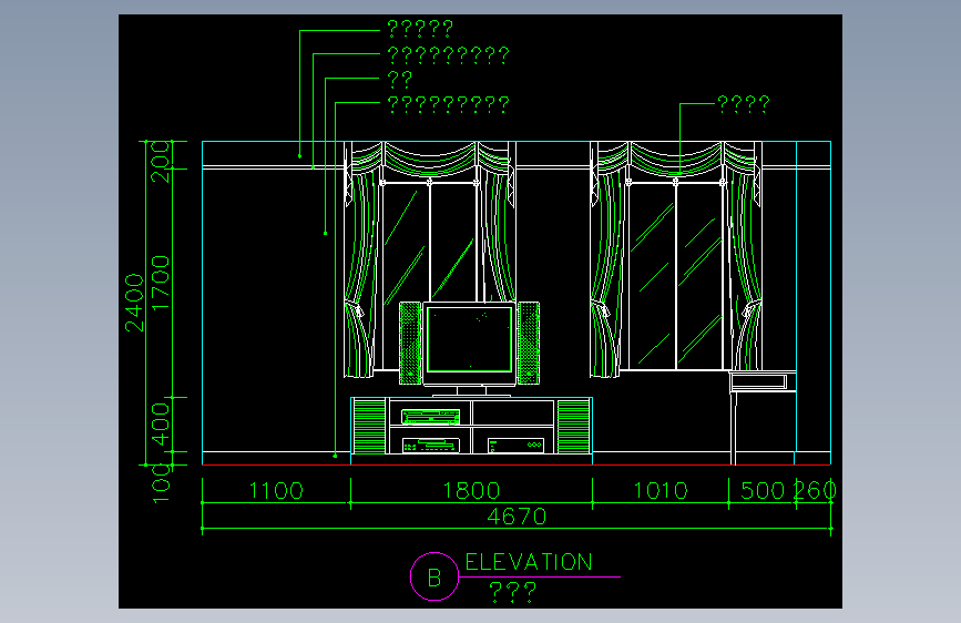 家装类CAD图块(五)-FH01109D
