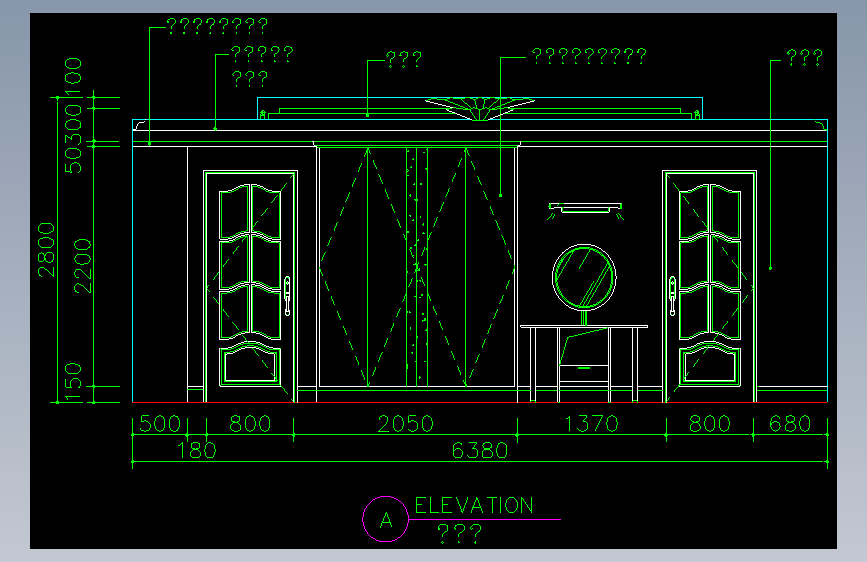 家装类CAD图块(五)-FH01115D
