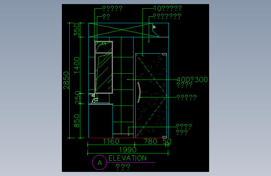 家装类CAD图块(五)-FH01120I