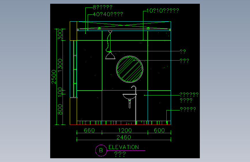 家装类CAD图块(五)-FH01134I