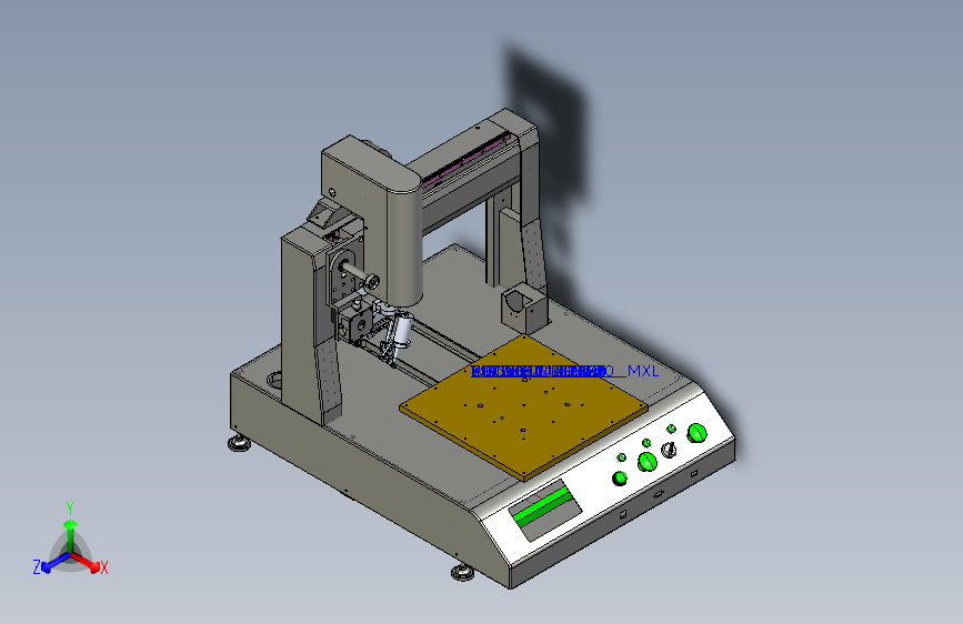 四轴自动焊锡机3D模型