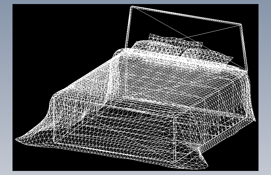 室内家具和灯具等的模型十-J-B16