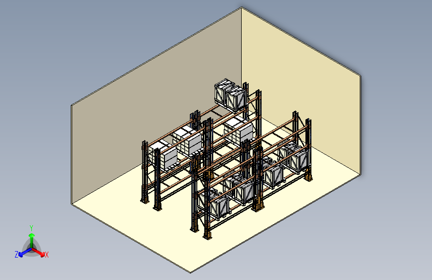 Palet货架3D数模