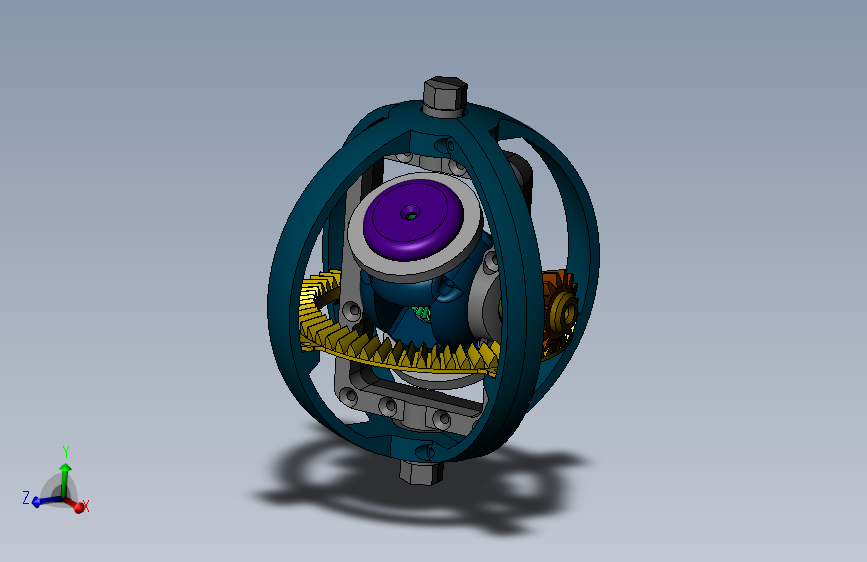 Gearbox齿轮陀螺结构