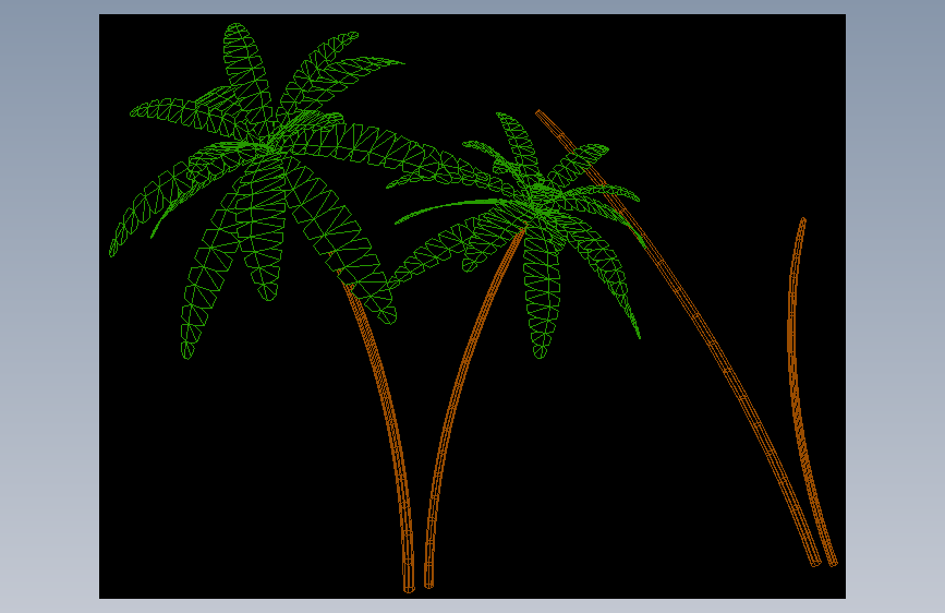 室内家具及植物三维模型十八-SU025