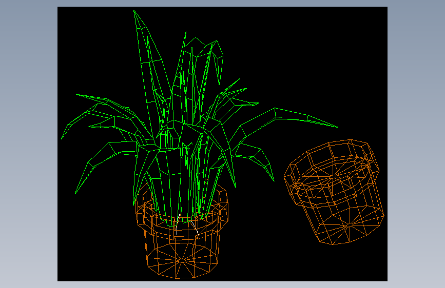 室内家具及植物三维模型四-HH009