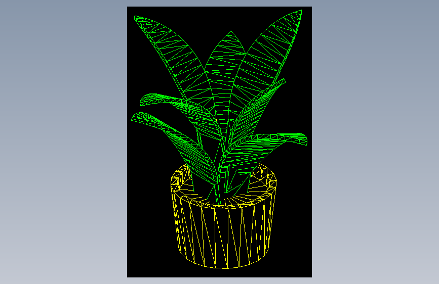 室内家具及植物三维模型四-HH016