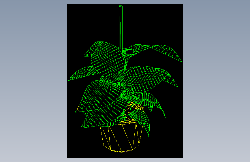 室内家具及植物三维模型四-HH017