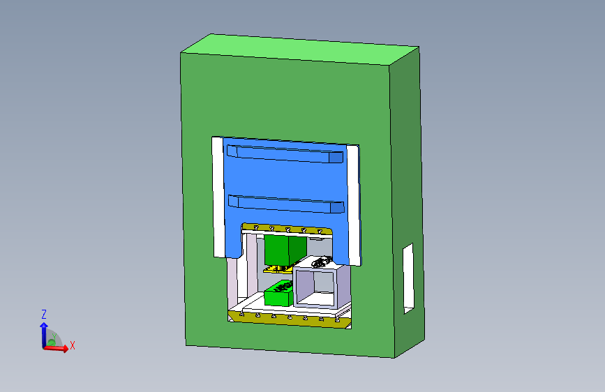 曲轴锻造剪切设备3D数模图纸 Solidworks设计