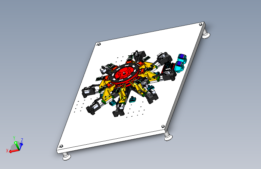 电磁电动机结构3D图纸 Solidworks设计