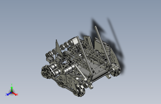 Team 43 VCC机器人车3D图纸 STP格式
