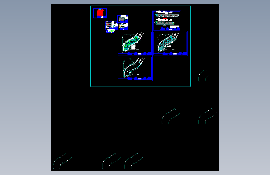 地下车库坡道钢骨架玻璃雨棚全套结构施工cad图纸结构施工dwg图