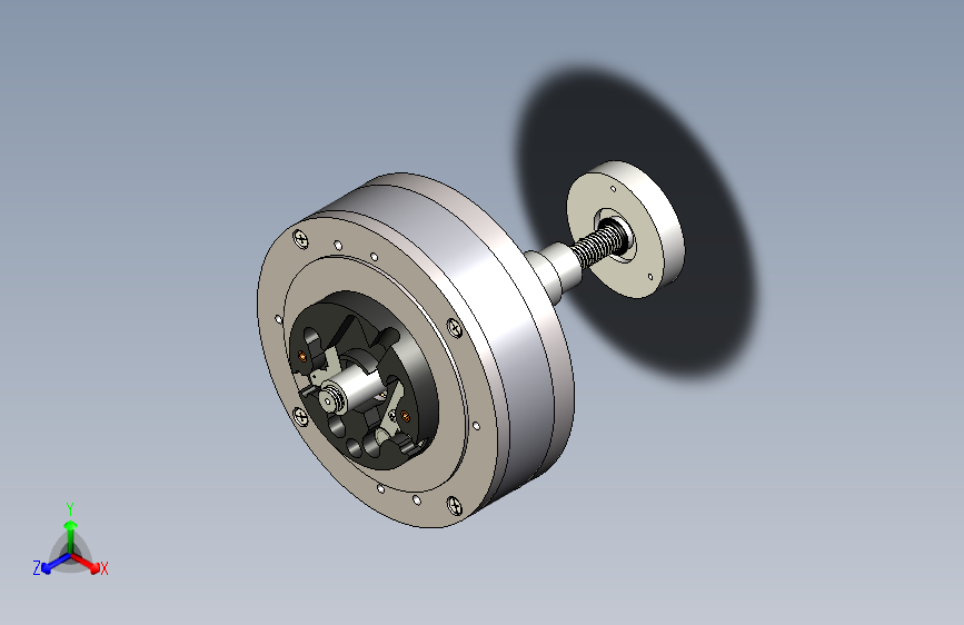 Static Engine of Fabius引擎模型3D图纸 INVENTOR设计 附IGS