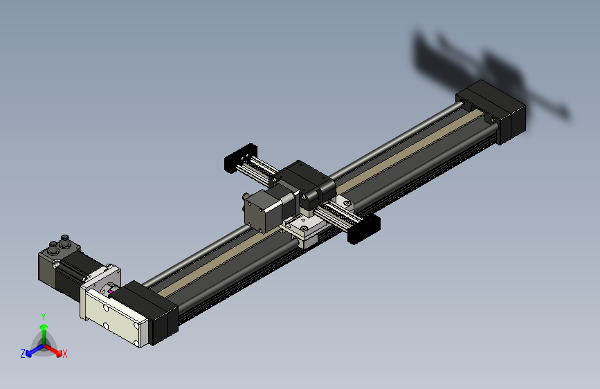 DLE-LG-0001 XY轴直线导轨3D图纸 STP格式