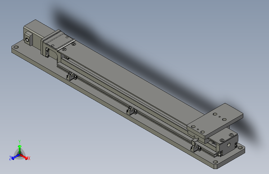 单轴驱动器3D模型