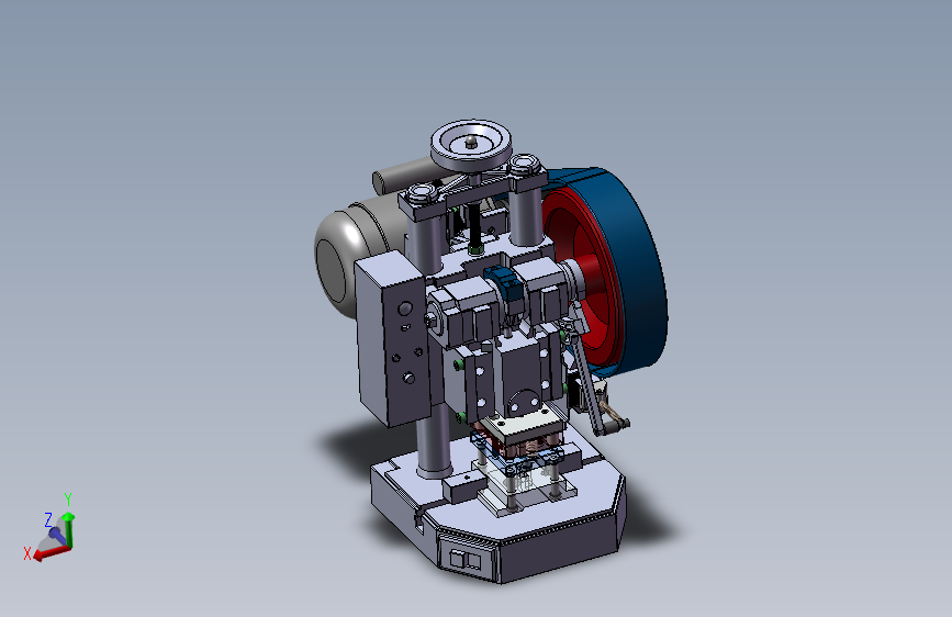 小金龟冲床3D图纸 G37 非标自动化设备3D图纸3D1