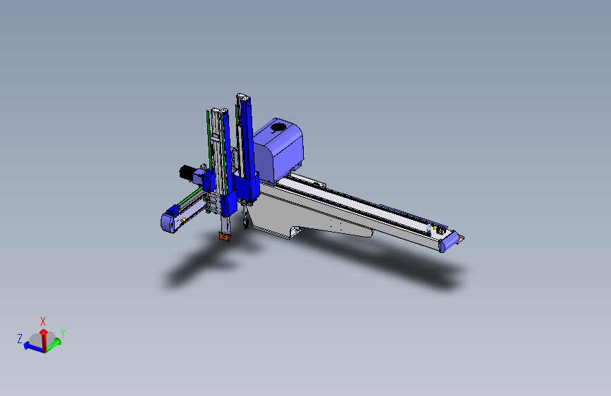 五轴注塑机械手3D图纸 K367 非标自动化设备3D图纸3D模型